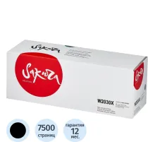 Картридж лазерный Sakura W2030X чер. пов. емк. для HP LJ M454/MFP M479