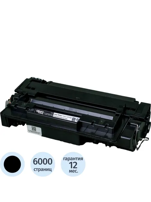 Картридж лазерный SAKURA Q7551A чер. для HP P3005