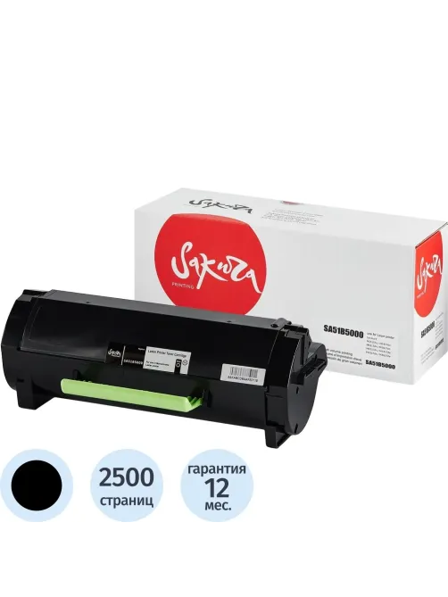 Картридж лазерный SAKURA 51B5000 чер. для Lexmark MS317dn/ MS417dn/ MS517dn