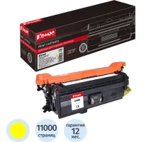 Картридж лазерный Комус 648A CE262A жел. для HP CLJCP4025/CP4525