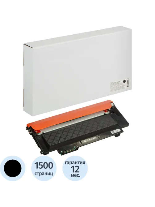 Тонер-картридж Retech CLT-K404S чер. для Samsung  SL-C430/C480