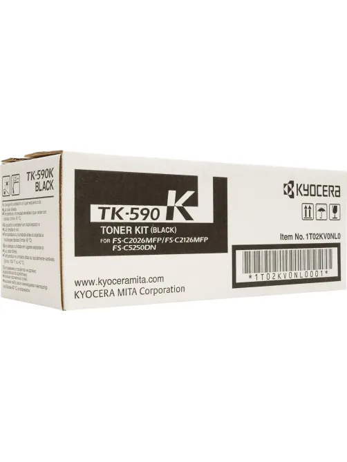 Тонер-картридж Kyocera TK-590K чер. для FS-C2026MFP/C2626