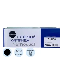Тонер-картридж NetProduct (N-TK-1170) для Kyocera M2040dn/M2540dn 7,2K, с/ч