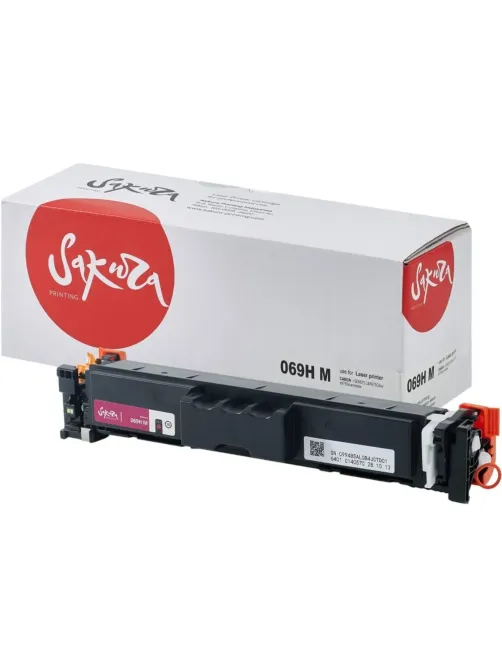 Картридж лазерный Sakura 069H M пур.пов. Емк. для Canon LBP673Cdw/MF752Cdw