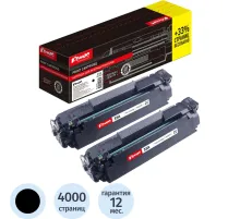 Картридж лазерный Комус CB435AD чер. для HP LaserJet P1005 (2шт/уп4000стр)