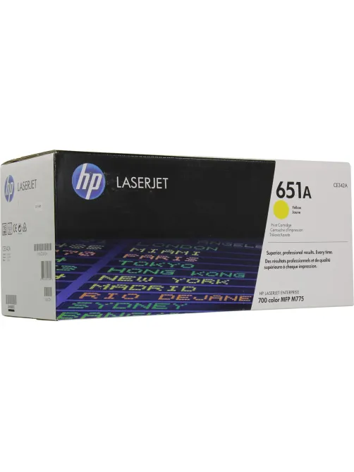 Картридж лазерный HP 651A CE342A жел. для СLJ Enterprise 700