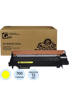 Тонер-картридж GalaPrint 117A W2072A жел. HP для 150/MFP 178/179