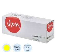 Картридж лазерный Sakura 069H Y жел.пов. Емк. для Canon LBP673Cdw/MF752Cdw
