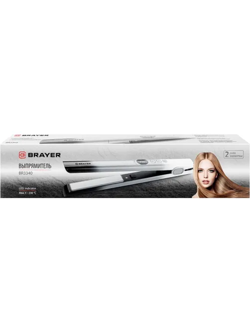 Выпрямитель BRAYER 3340BR, 52Вт, макс темп.230, пласт.25x110мм, шнур 1,8м