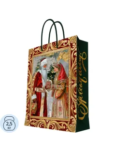 Пакет подарочный для сувенирной продукции, 26x32,4x12,7см арт.95737FE
