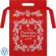 Мешочек для подарков Еловое настроение, 36x24x12см, красный,  НУ-6246