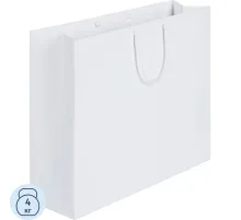 Пакет подарочный бумажный Ample L, белый, 43х35х12см, 7530.60