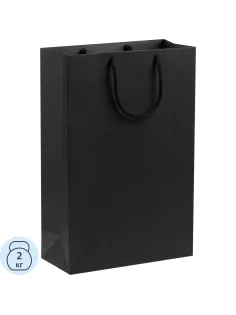 Пакет подарочный бумажный Porta, средний, черный, 23х35х10см,15837.30
