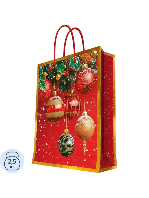 Пакет подарочный д/сувенирной продукции 140 г/м2 26x32,4x12,7см арт.96381FE