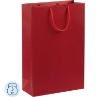 Пакет подарочный бумажный Porta, средний, красный, 23х35х10см,15837.50