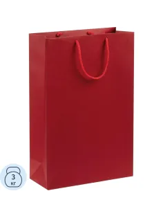 Пакет подарочный бумажный Porta, средний, красный, 23х35х10см,15837.50