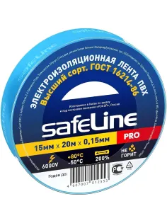 Изолента Safeline 15/20 синий (9365)