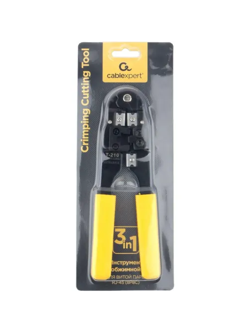 Инструмент Cablexpert T-210, обжимной для витой пары RJ-45 (8p8c)(T-210)