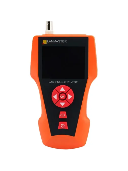 Тестер LANMASTER LAN-PRO-L/TPK-POE-8R с изм. длины, трассировкой и опр. POE