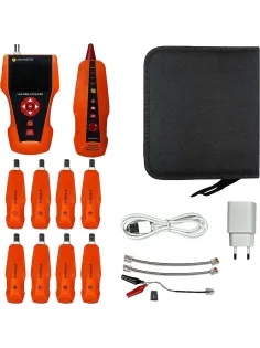 Тестер LANMASTER LAN-PRO-L/TPK-POE-8R с изм. длины, трассировкой и опр. POE