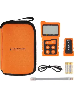 Тестер LANMASTER LAN-TST-WRM-400-POE с дисплеем, с опред. параметров POE
