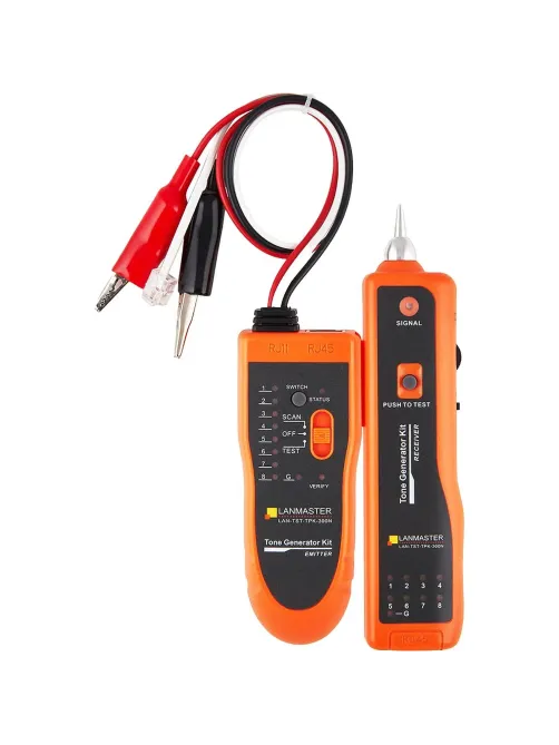 Набор инструментов LANMASTER LAN-TST-TPK-300N щуп+тон-генератор, тест.разв