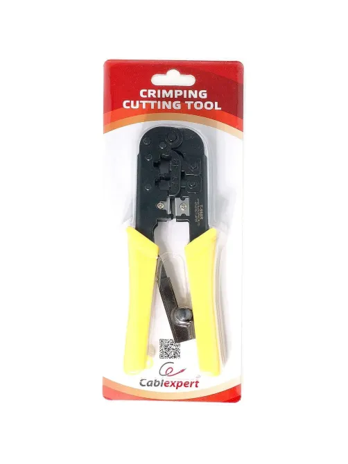 Инструмент Cablexpert T-568R, обжимной с фикс(8p8c,6p6c,6p4c,6p2c)(T-568R)