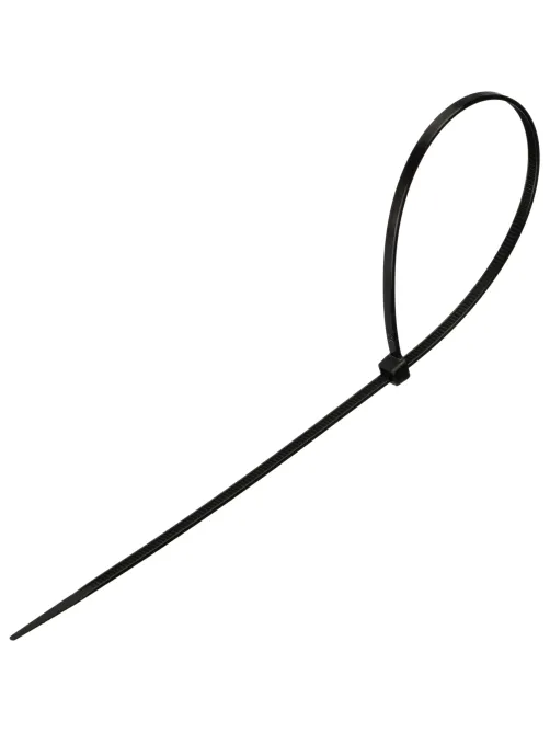 Стяжка (хомут) 300 мм x 3,6 мм,Bigtech BT-CT-300-36-B,нейлон,черн,100 шт/уп
