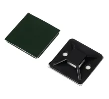 Площадка самоклеящаяся Bigtech BT-CTP-30-30-B,черный,30x30x7,5 мм,20 шт/уп