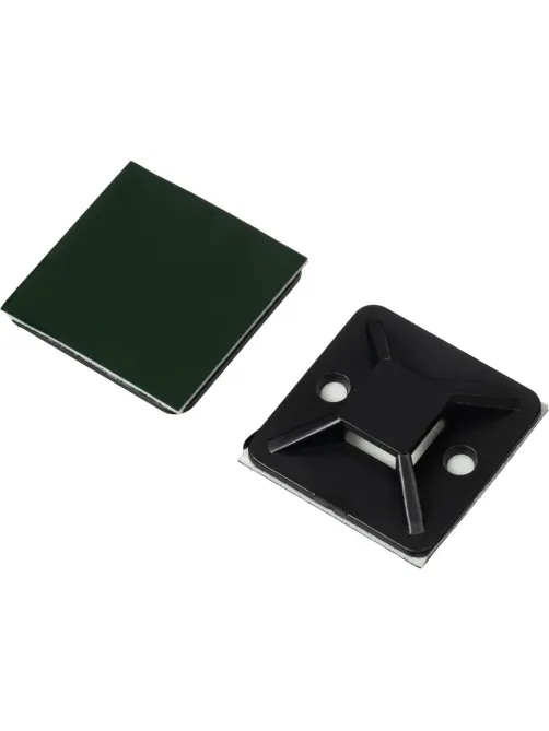 Площадка самоклеящаяся Bigtech BT-CTP-30-30-B,черный,30x30x7,5 мм,20 шт/уп