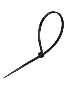 Стяжка (хомут) 150 мм x 2,5 мм,Bigtech BT-CT-150-25-B,нейлон,черн,100 шт/уп