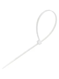 Стяжка (хомут) 200 мм x 3,6 мм,Bigtech BT-CT-200-36-W,нейлон,бел,100 шт/уп
