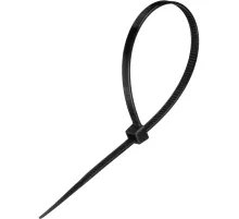 Стяжка (хомут) 200 мм x 4,5 мм,Bigtech BT-CT-200-45-B,нейлон,черн,100 шт/уп