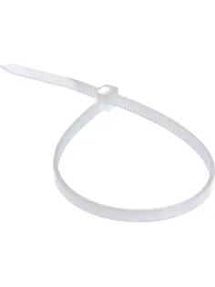 Стяжка (хомут) 150 мм х 2.5 мм, 100 шт, нейлон, Rexant, белый, 07-0150