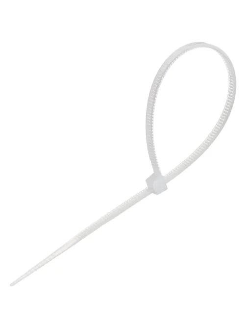 Стяжка (хомут) 150 мм x 2,5 мм,Bigtech BT-CT-150-25-W,нейлон,бел.,100 шт/уп