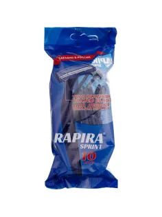 Бритва одноразовая Rapira SPRINT 2-лезв.,фикс.головка, 10шт/уп РК-102СП