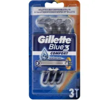 Бритва одноразовая GILLETTE BLUE 3 Comfort,3шт/уп