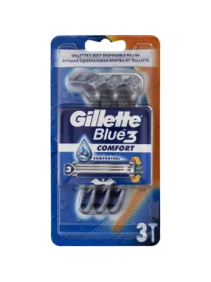 Бритва одноразовая GILLETTE BLUE 3 Comfort,3шт/уп
