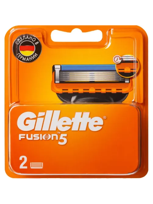 Сменные кассеты для бритья Gillette FUSION  2шт