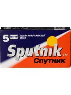 Сменные лезвия SPUTNIK Stainless для безопасных бритв 5шт