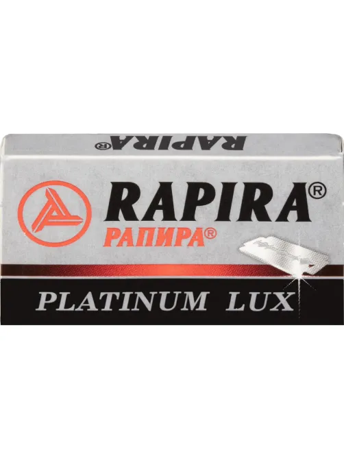 Сменные лезвия Rapira PLATINUM LUX клас.для Т-образ.станка 5шт/уп РК-05ПЛ01