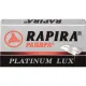 Сменные лезвия Rapira PLATINUM LUX клас.для Т-образ.станка 5шт/уп РК-05ПЛ01