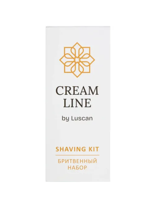 Набор бритвенный Luscan Cream Line картон,200шт