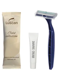 Набор бритвенный Luscan Gold Collection ПЭ, 200шт/наб