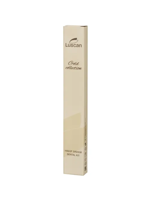 Набор зубной Luscan Gold Collection, картон, 200 шт/наб