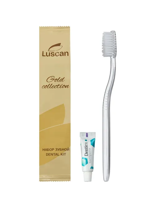 Набор зубной Luscan Gold Collection, ПЭ, 300 шт/наб