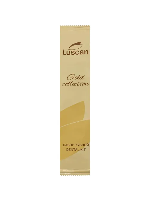 Набор зубной Luscan Gold Collection, ПЭ, 300 шт/наб