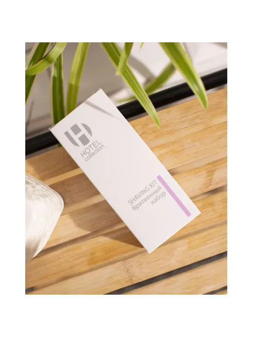 Набор бритвенный  Luscan HOTEL COLLECTION картон,200шт