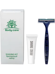 Набор бритвенный  Luscan Body care картон,200шт