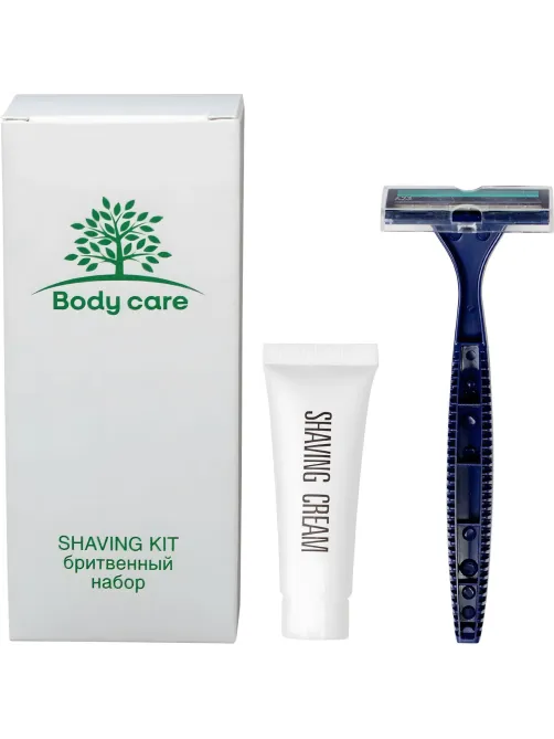 Набор бритвенный  Luscan Body care картон,200шт